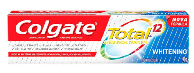 Creme Dental Total 12 Whitening Colgate 90g