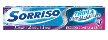 Creme Dental Limpeza Completa Sorriso 70G