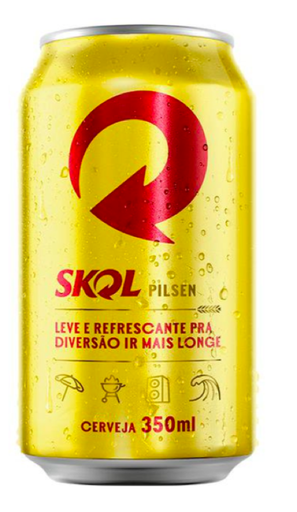 Cerveja Skol Lata 350ml