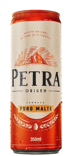 Cerveja Petra Puro Malte lata 350ml