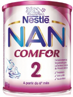 Leite em Pó Nan Comfor 2 Nestlé lt 800g