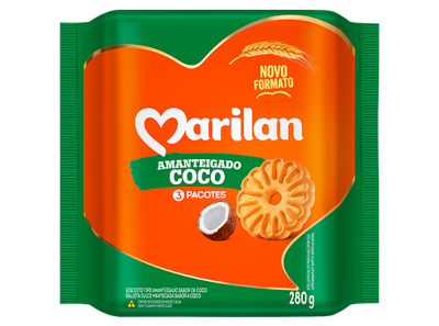 Biscoito Marilan Amanteigado Coco 280g