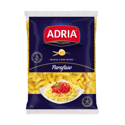 Macarrão com Ovos Adria Parafuso 500g