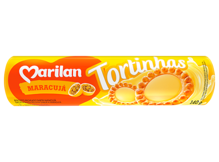 Biscoito Tortinhas Marilan Sabor Maracujá 140g