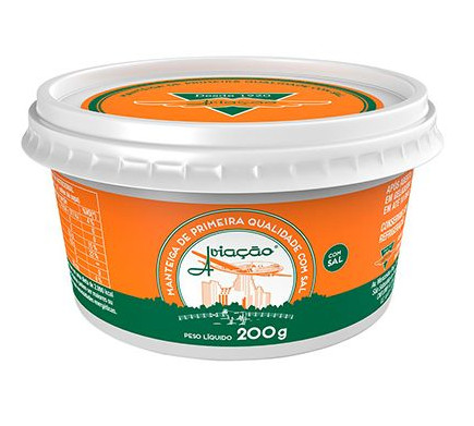 Manteiga com Sal Aviação 200g