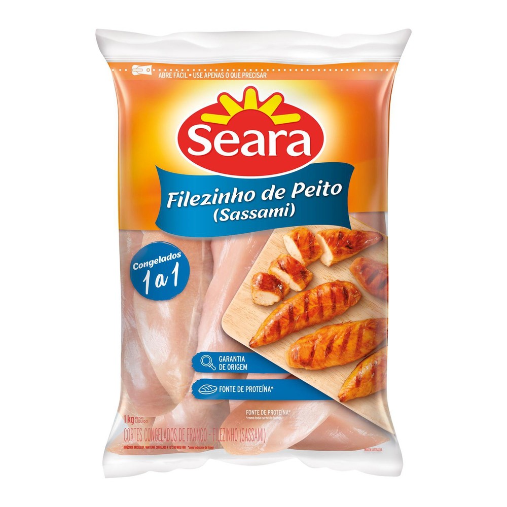 Filezinho de Frango Sassami Seara 1kg