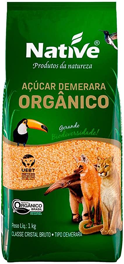 Açúcar Cristal Orgânico Native 1kg