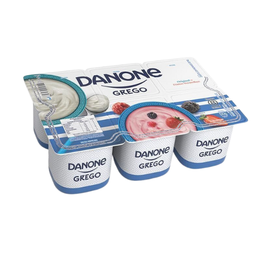Iogurte Danone Grego original sabor frutas vermelhas 510g