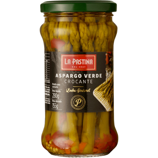 Aspargo Verde Crocante La Pastina 280g