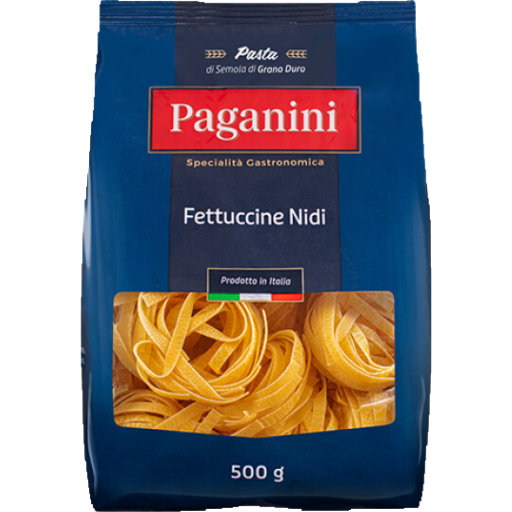 Macarrão Fettuccine Nidi Paganini 500g