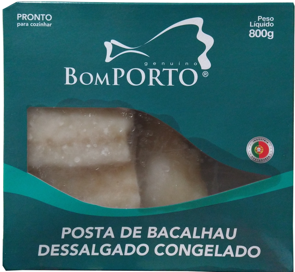 [0303.63.00] Posta de Bacalhau Dessalgado Bom Porto 800g