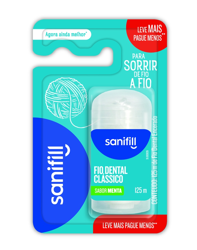 Fio Dental Clássico Sanifill 200g