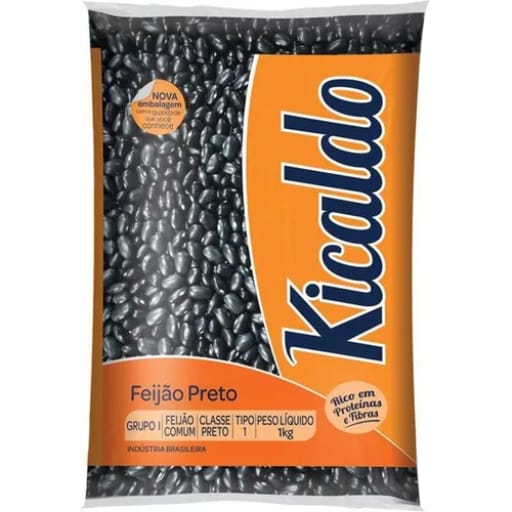 Feijão Preto Kicaldo 1Kg