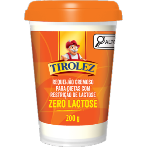 Requeijão Cremoso Zero Lactose Tirolez 200g