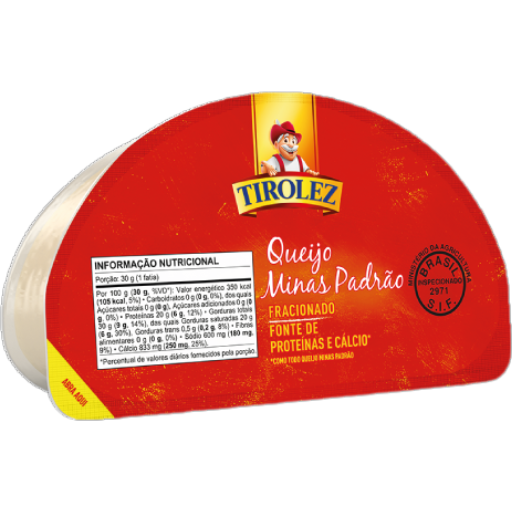 Queijo Minas Padrão Tirolez 500g Aprox.