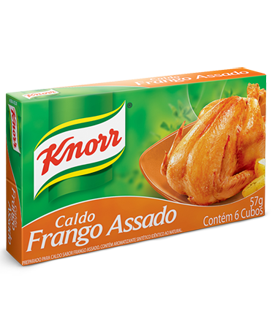 Caldo de Frango Assado Knorr Contém 6 Cubos com 57g