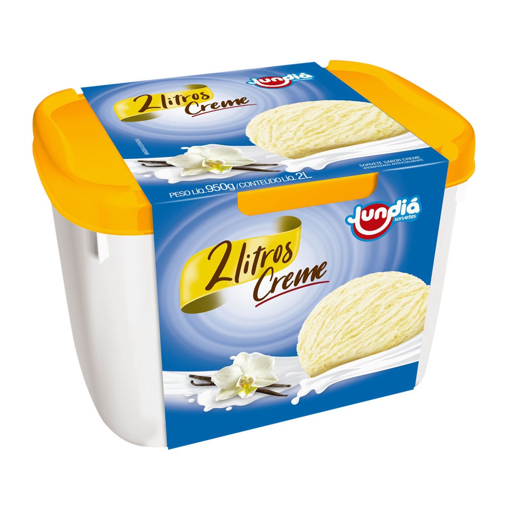 Jundiá - Sorvete de Creme 2L