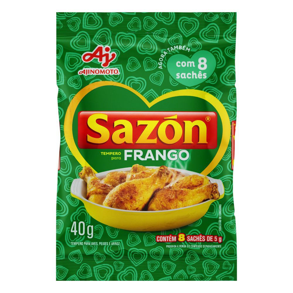 Ajinomoto - Tempero para Frango Sazón 40g